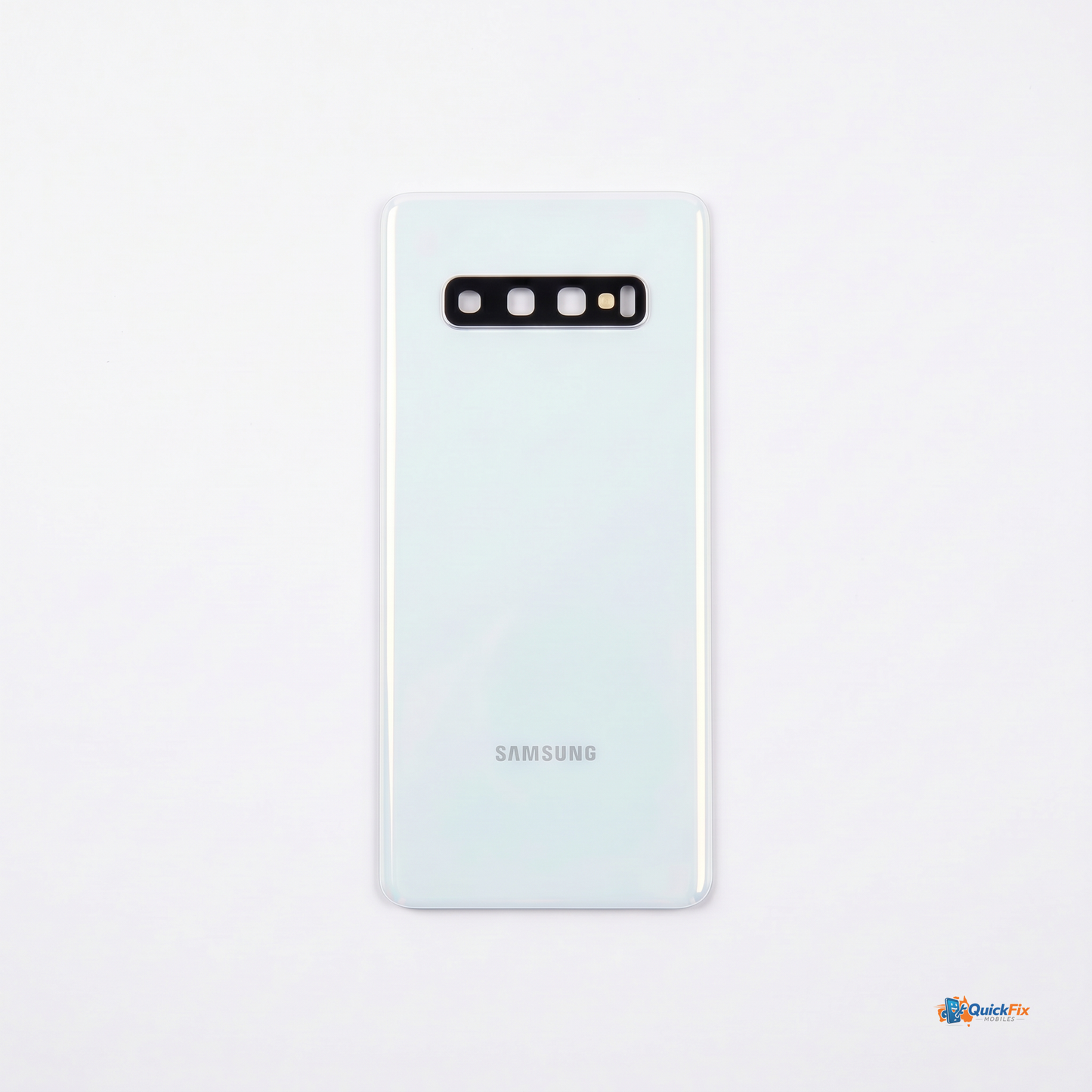 S10 Plus Back Glass - Ceramic White - Quick Fix Mobiles