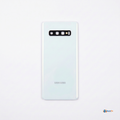 S10 Plus Back Glass - Ceramic White - Quick Fix Mobiles