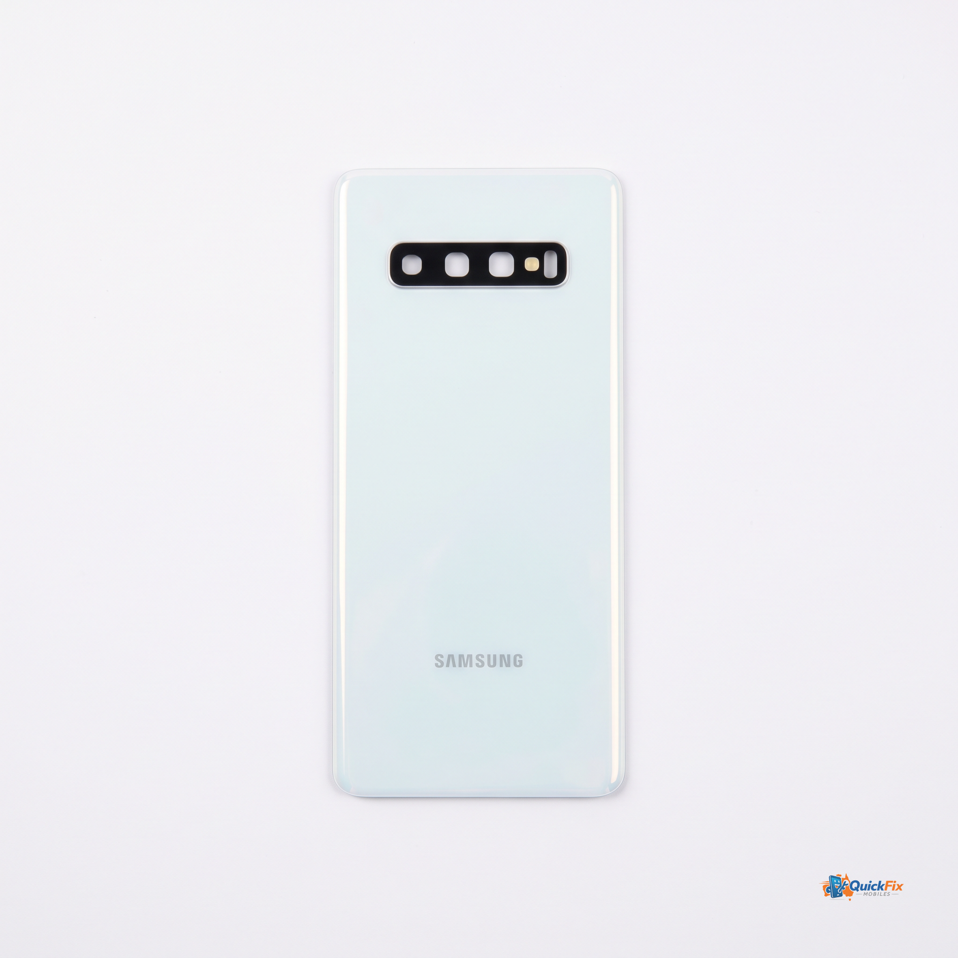 S10 Plus Back Glass - Prism White - Quick Fix Mobiles