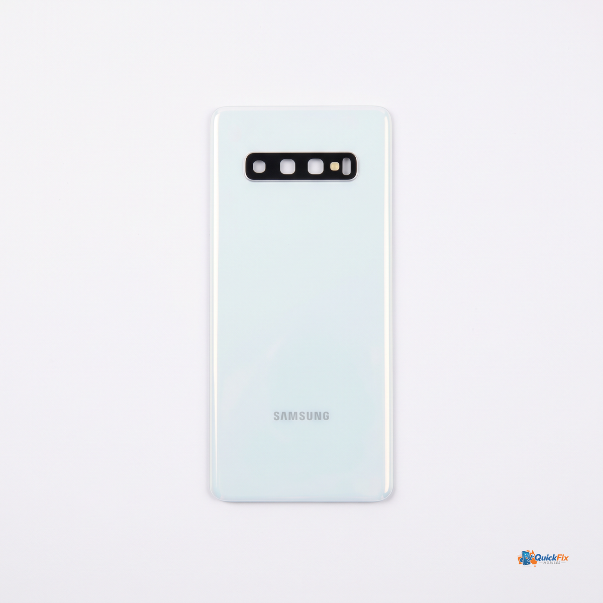 S10 Plus Back Glass - Prism White - Quick Fix Mobiles