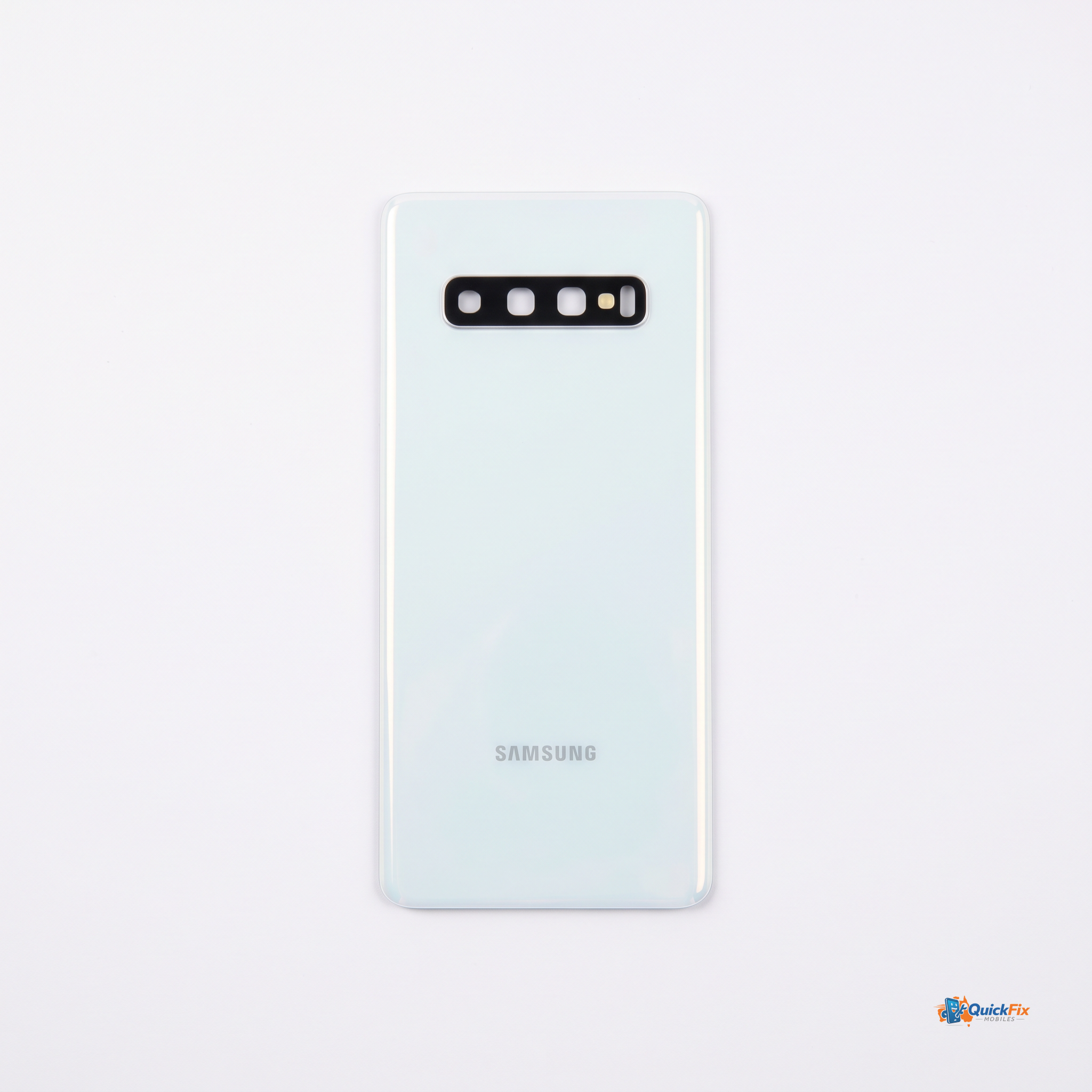 S10 Plus Back Glass - Prism White - Quick Fix Mobiles