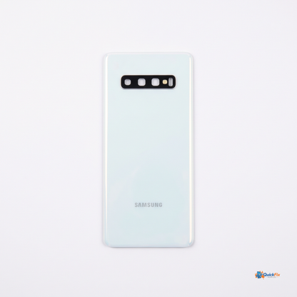 S10 Plus Back Glass - Prism White - Quick Fix Mobiles