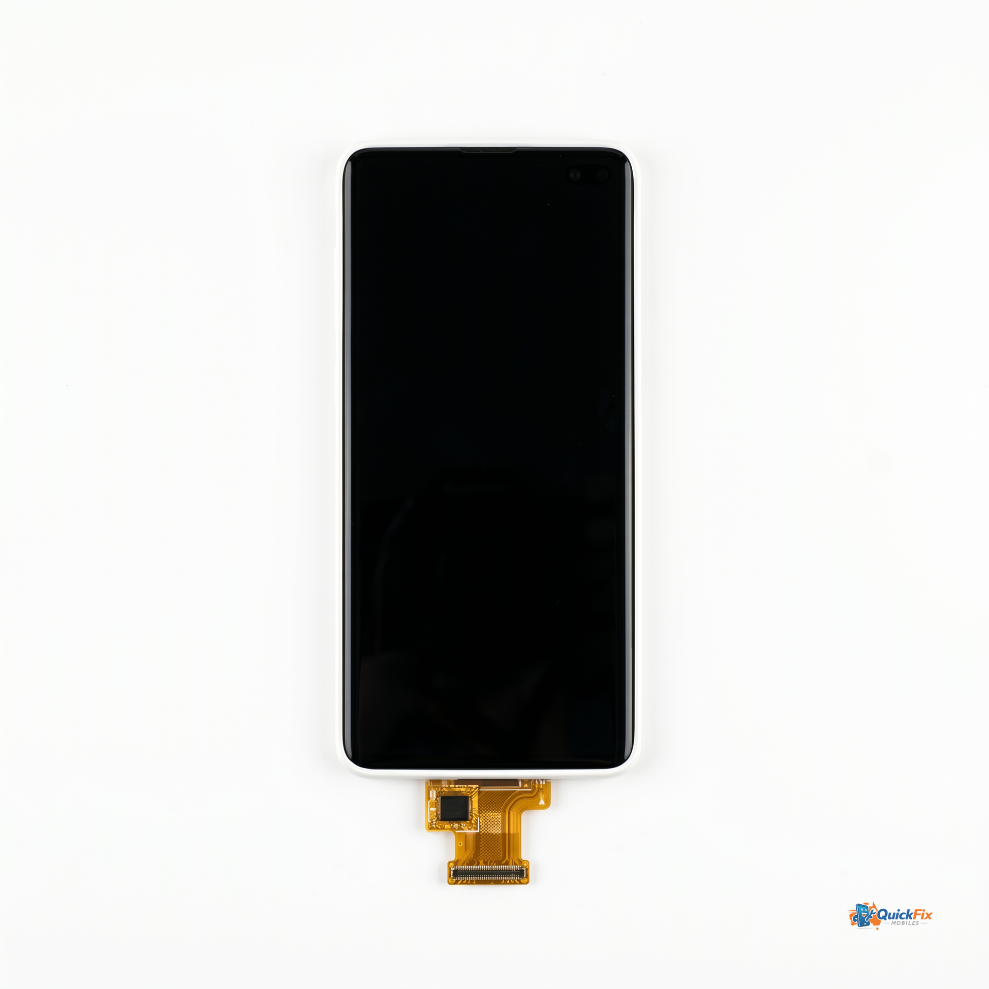 Samsung Galaxy S10 Plus Screen Replacement - Ceramic White - Quick Fix Mobiles