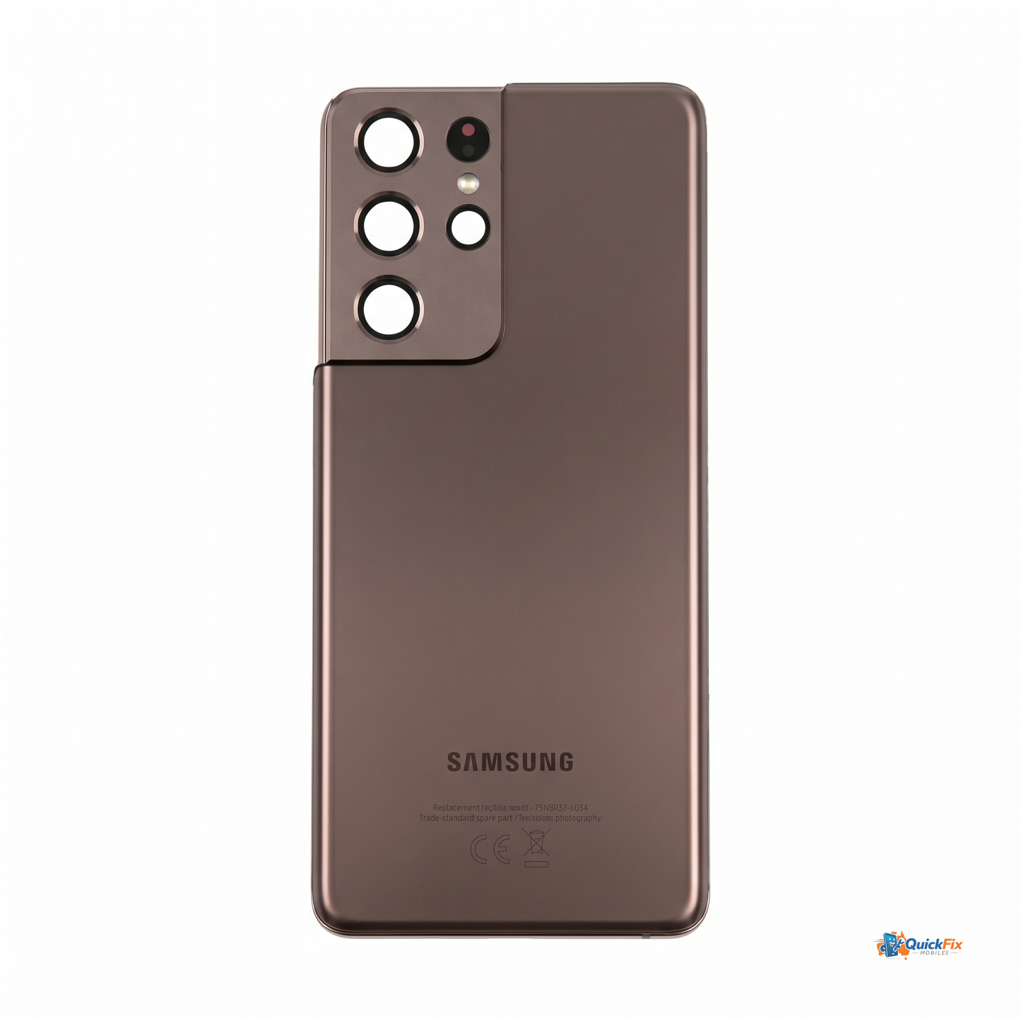 Samsung Galaxy S21 Ultra Back Glass Replacement - Phantom Brown - Quick Fix Mobiles