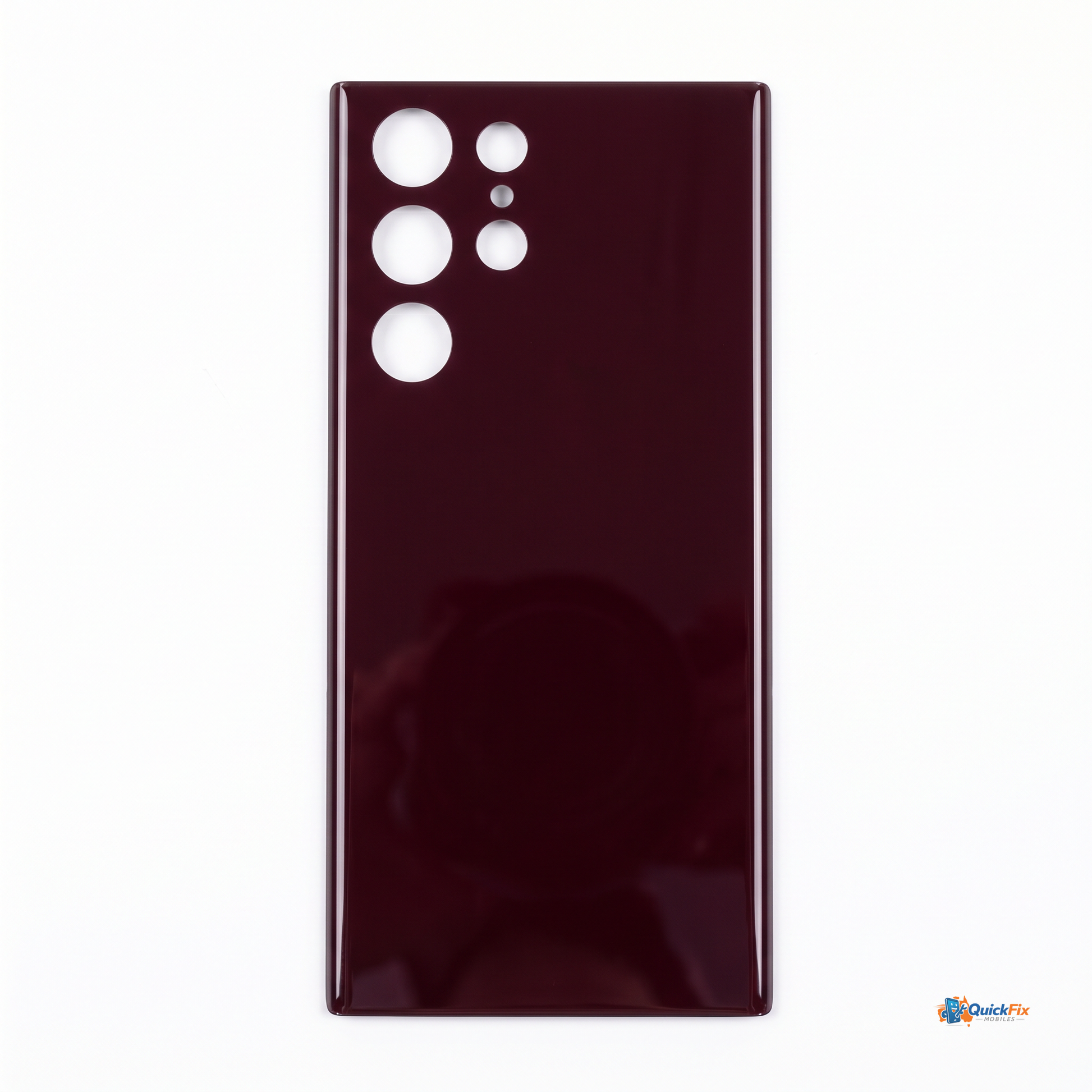 Samsung Galaxy S22 Ultra Back Glass Replacement - Burgundy - Quick Fix Mobiles