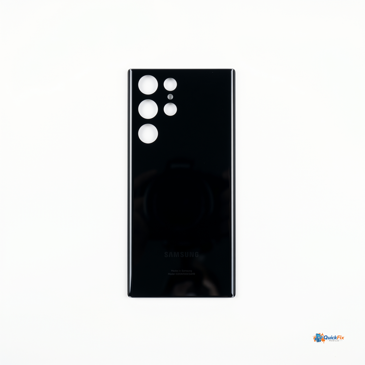 Samsung Galaxy S22 Ultra Back Glass Replacement - Phantom Black - Quick Fix Mobiles