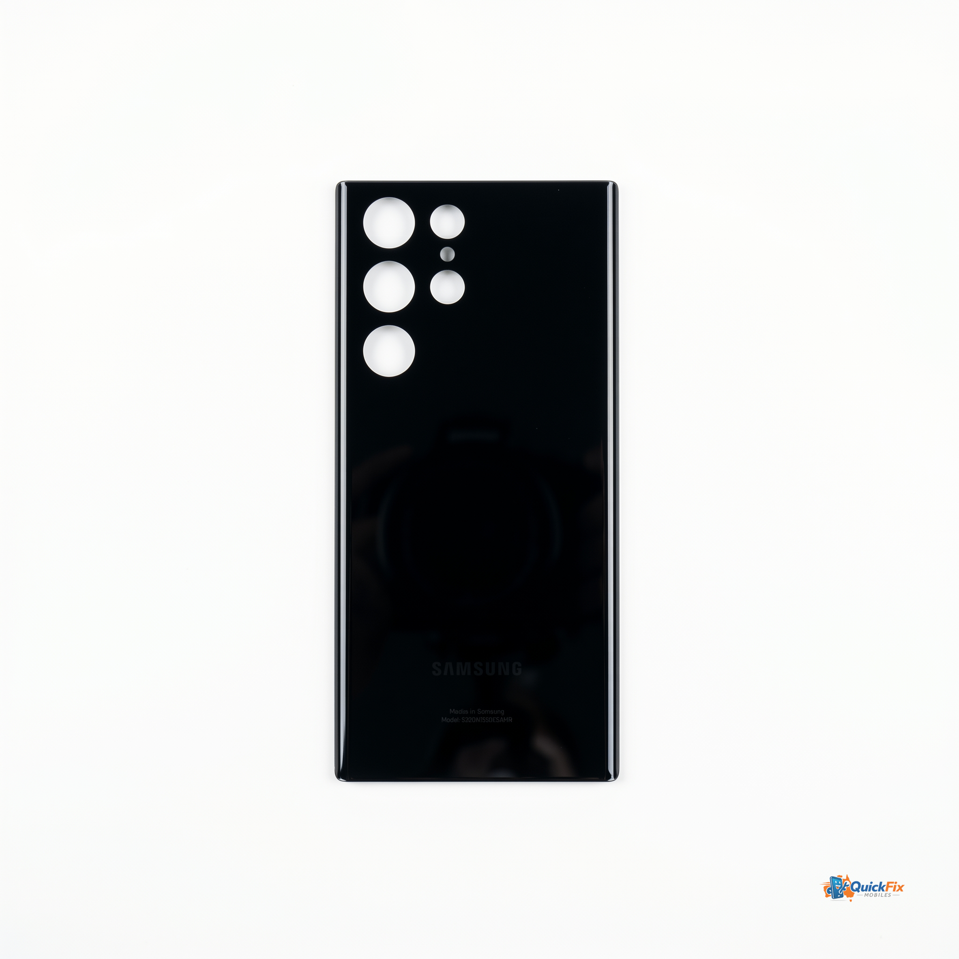 Samsung Galaxy S22 Ultra Back Glass Replacement - Phantom Black - Quick Fix Mobiles