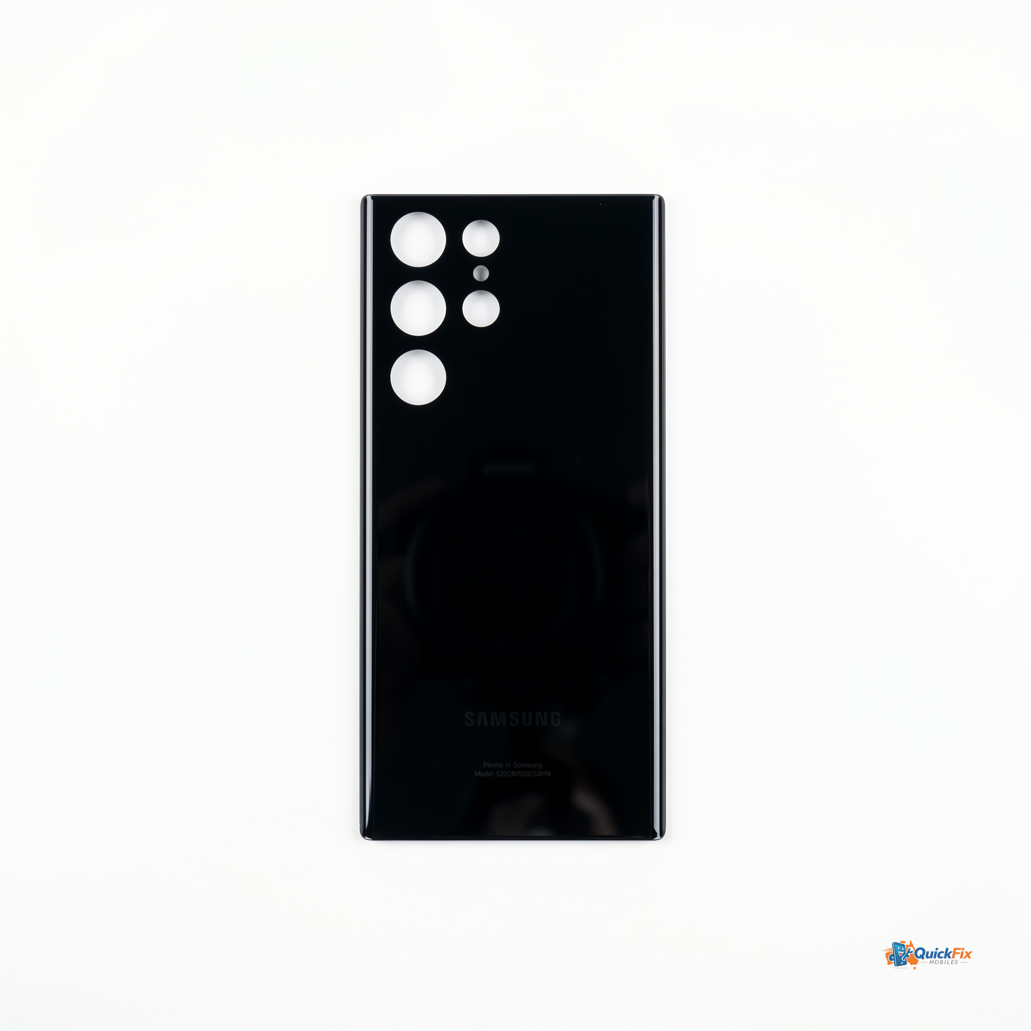 Samsung Galaxy S22 Ultra Back Glass Replacement - Phantom Black - Quick Fix Mobiles