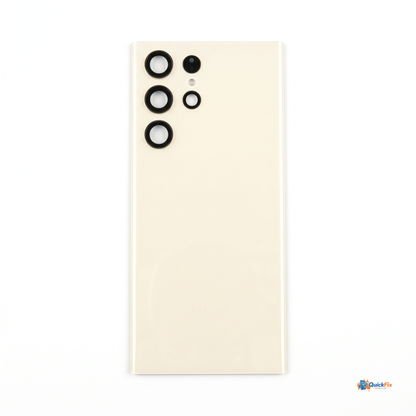 Samsung Galaxy S23 Ultra Back Glass Replacement - Cream - Quick Fix Mobiles
